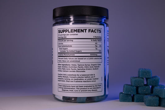 Sour Blue Razz Creatine Performance Gummies™
