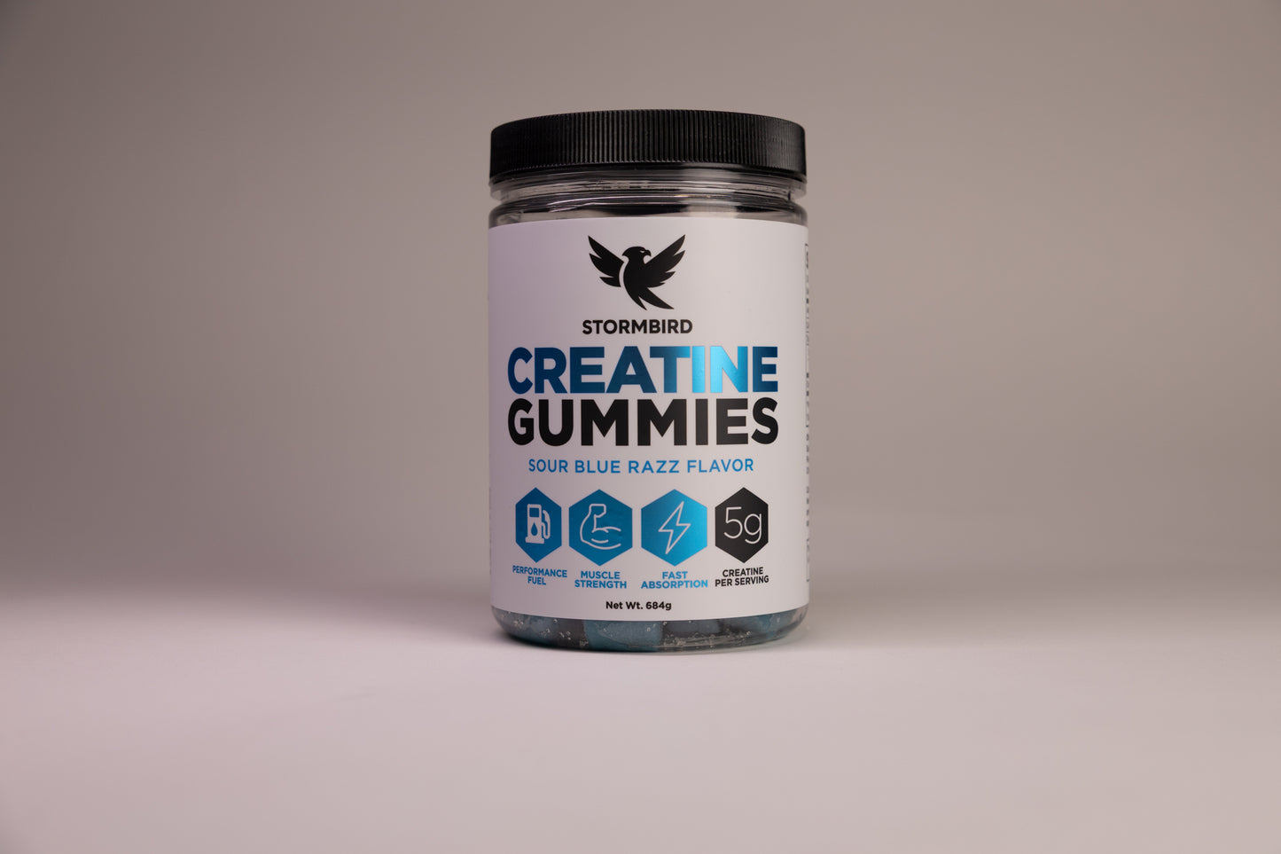 Sour Blue Razz Creatine Performance Gummies™