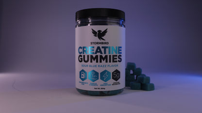Sour Blue Razz Creatine Performance Gummies™